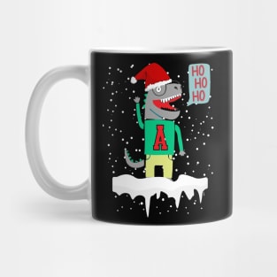 Christmas Dinosaur Ho Ho Ho Mug